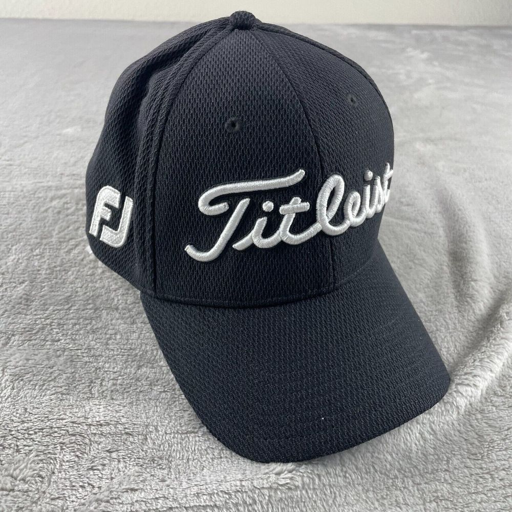 Titleist Hat Cap L/XL Fitted Pro V1 FJ FootJoy Golf Golfing Tour Performance